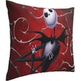 thumbnail image 2 of Christmas Skellington Throw Pillow Cover 18"X18" Double Side Design Bolster Pillowcase, Decorative Cushion Pillow Case for Car Sofa Bedroom Decor Kid Girls Boys, 2 of 8