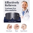 thumbnail image 3 of Silk Heated Eye Mask for Dry Eyes, Cordless Rechargeable Warm Eye Compress with Moist Heat, Washable, Grey, 3 of 10