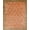 Terracotta Orange Brown, Pattern 2, variant on ODIKA 8'x10' Washable Area Rug Non-Slip Chair-Friendly Mat Vintage Abstract Olive Geometric Mosaic With Earth Tone Diamond Accents for Dining Room, Large Office, Lounge