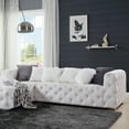 thumbnail image 5 of ACME Qokmis 2-Piece Upholstered Sectional Sofa in Beige, 5 of 8