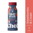 thumbnail image 2 of Chobani 15G Protein Low-fat Greek Yogurt Drink Strawberries & Cream 7 fl oz Bottle, 2 of 11