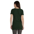 thumbnail image 4 of Inkmeso Long Length Notch Neck Top For Women Basic Cotton Tee Shirt w/ Pocket Patch Legging Top, 4 of 7