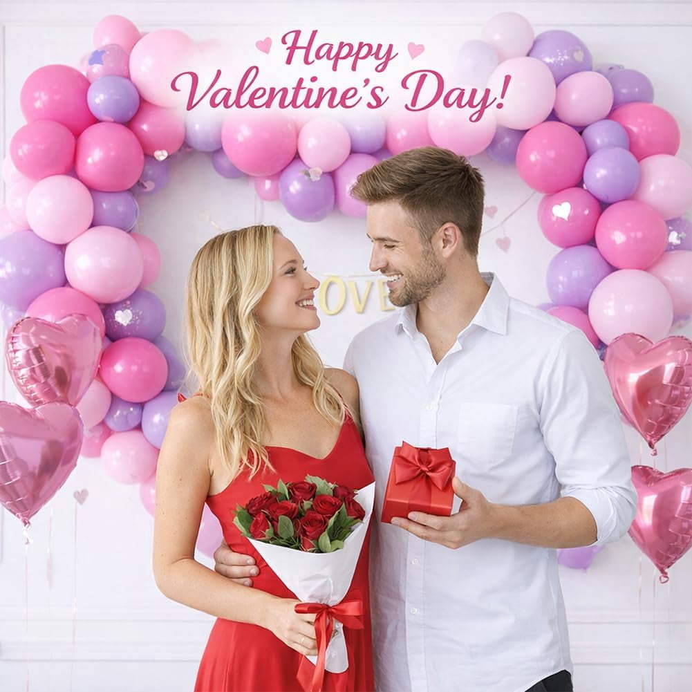 Reusable Balloon Garland Arch Kit, Inflatable Balloon Arch, Reusable Balloon Arch Inflatable, 3/7 PCS Linked PVC Balloon Garland, Easy Setup Party Decoration for Birthday Wedding