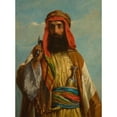 thumbnail image 3 of John Adam Houston 19x24 Black Modern Framed Museum Art Print Titled - The Sheikh, 3 of 5