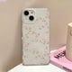 thumbnail image 3 of Funda de teléfono con flores para iPhone 16 Pro, funda trasera de piel sedosa delgada translúcida para iPhone 15 13 11 12 14 Pro Max 13 Mini 16 Plus, 3 of 5