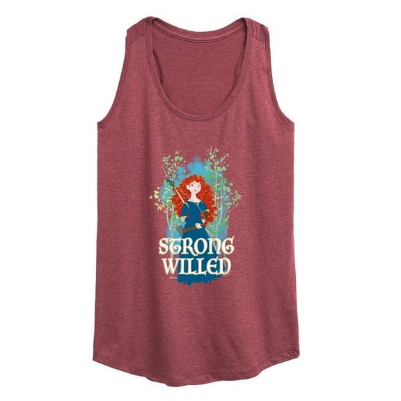 Disney Brave - Merida Strong Willed - Women's Racerback Tank Top