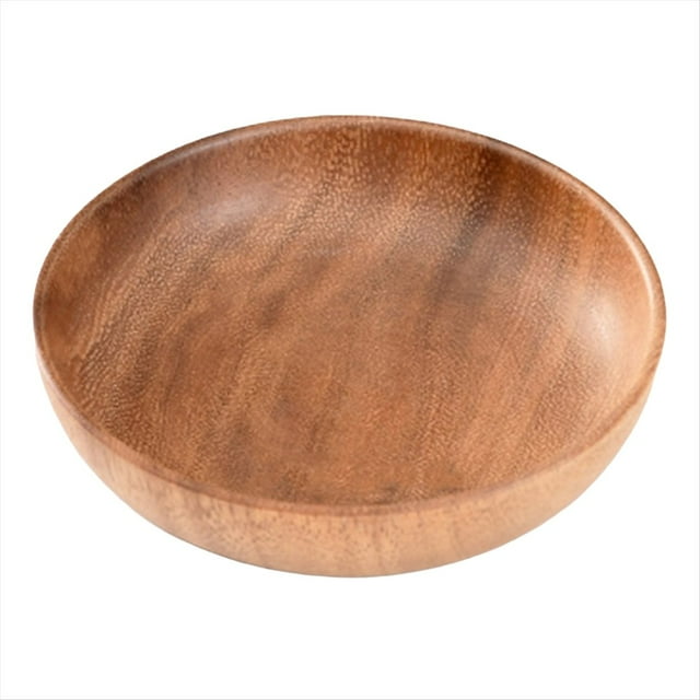Cuenco de Madera Grande para Fideos Instantáneos, Tazón para Sopa, para Uso Doméstico, de Madera Antiescaldamiento, para Ensalada Infantil, Tazón de Arroz B
