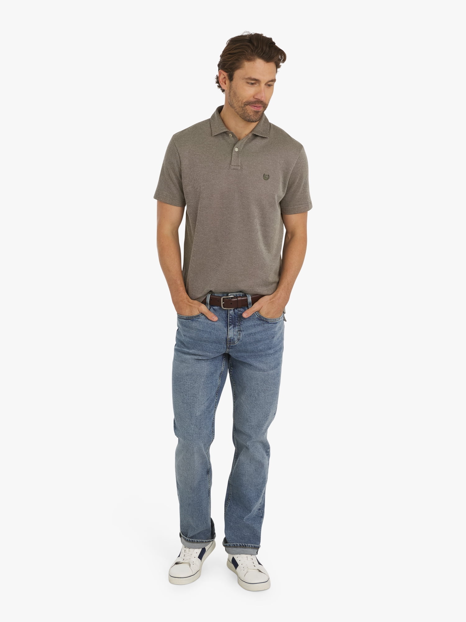 Chaps Men's & Big Men's Stretch Relaxed-Fit Denim Jeans, Sizes 30-42