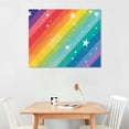 thumbnail image 2 of Orinice Rainbow Stars Fine Art Aesthetic Poster & Print Wall Painting for Classroom Kitchen Office Farmhouse Bathroom Room Decor Pictures Wall Art Painting Wall Decor for Bathroom Canvas Living, 2 of 6