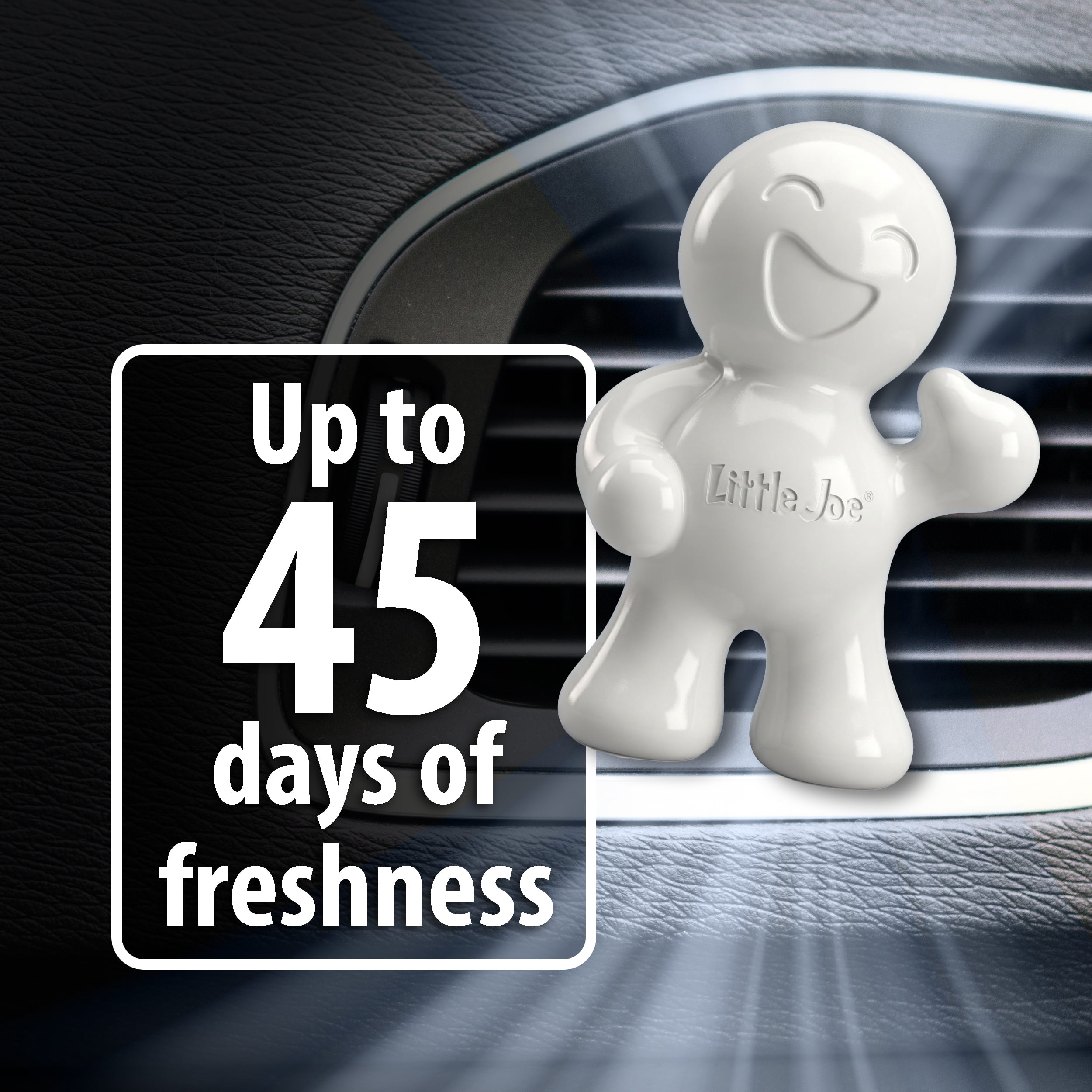 (2 pack) Little Joe 96401 New Car Scent, Car Air Freshener, Clips to A/C Air Vent, Alcohol-Free Fragrance Oil, Non-Hazardous and Non-Toxic Plastic, Set of 1
