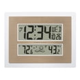 thumbnail image 1 of Reloj de pared digital Atomic La Crosse 512-14937-INT blanco, 1 of 7