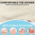 thumbnail image 4 of 4 Bags Lambs Wool Toe Splint Cushions for Toes, Soft Feet Lams Wool Toe, 4 of 5