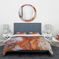 thumbnail image 2 of Designart 'Moss Agate with crack' Stone Duvet Cover Set, 2 of 4