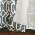 Mainstays Blackout Curtains, Set of 2, 37x84, Gray Geo