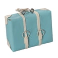 thumbnail image 4 of Mini Wood Suitcase Pretend Play Home Life Scene Micro Landscape Accessories Toys Blue, 4 of 8