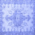 thumbnail image 1 of Ahgly Company Indoor Square Persian Blue Traditional Area Rugs, 5' Square, 1 of 4