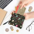 thumbnail image 5 of PU Leather Coin Purse Wallet Compact Water-Resistant Card Cases Money Organizers Vintage Christmas Decorations Pattern, 5 of 7