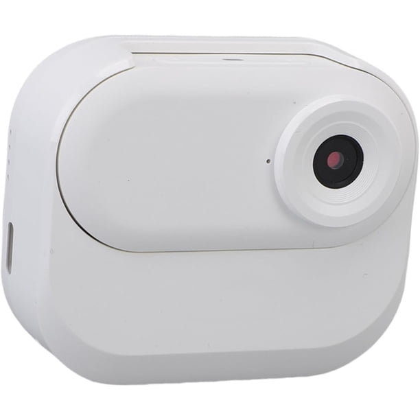 Bewinner Cámara 4K Mini Action, 32 GB de la Leva Portátil Portátil, Grabadora de Video Magnético con Pantalla de 0.96 Pulgadas, Leva Deportiva para Ciclismo,Blanco