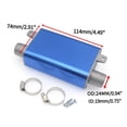 thumbnail image 2 of Diesel Heater Exhaust Muffler Silencer Aluminum Alloy 24mm Pipe Parking Heater Noise Reducer, 2 of 5