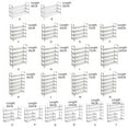 thumbnail image 3 of ziyahi Shoes Rack Organizer Multi-layer Stainless Steel Shoe Tower Storage Shelf for Living Room Doorway, 3-Tier, 40, 3 of 6