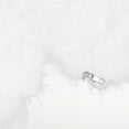 thumbnail image 6 of GERsome Women's Sexy Feather Crop Top Furry Faux Fur Strapless Tube Top Sleeveless Camisole for Party Clubwear, 6 of 7
