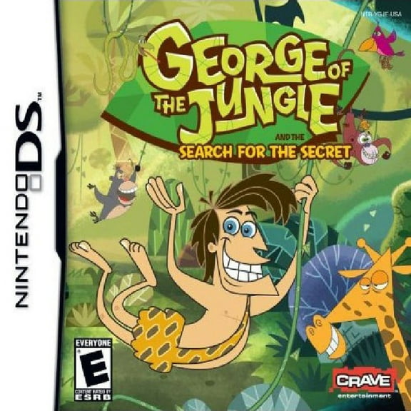 Restored George of the Jungle and the Search for the Secret (Nintendo DS, 2008) Family Game (Refurbished)