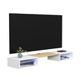 thumbnail image 1 of Mueble Flotante Para Tv Minimalista Hasta 80 Pulgadas Moru Belto Blanco | 172x40cm| Mueble Para Tv Moderno, 1 of 9