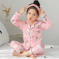 thumbnail image 1 of Pijamas para niñas, otoño 2020, ropa de casa de algodón de manga larga para niños, conjunto de pijamas de algodón para niñas, ropa de dormir de Navidad para niños, 1 of 2