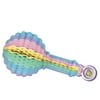 Club Pack of 24 Pastel Cuddle-Time Tissue Rattle Decorations 9"