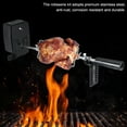 thumbnail image 4 of Kit Universal para Asador de Barbacoa Compatible con la Mayoría de Parrillas de Gas. Incluye 1 Varilla para Asar, 2 Tenedores para Carne, Motor Eléctrico de Acero inoxidable, 4 of 7