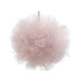 thumbnail image 2 of Bola de flores de tul Soledad 2x para ornamento de pesebre rosa gris, 2 of 7