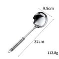 thumbnail image 2 of Essential Kitchen Tools Utensil Set: Durable Long Handle Cooking Spatula & Wok Turner - Non-Stick Shovel for Stir-Frying, Sauteing & More - Elevate Your Home Cooking Experience New Release, 2 of 8