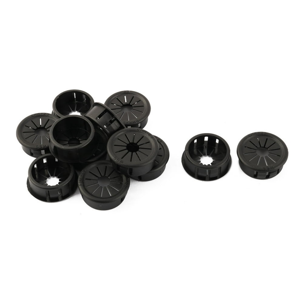 25mm Dia Mount Hole Plastic Snap Locking Bushing Grommet Snap Bushing