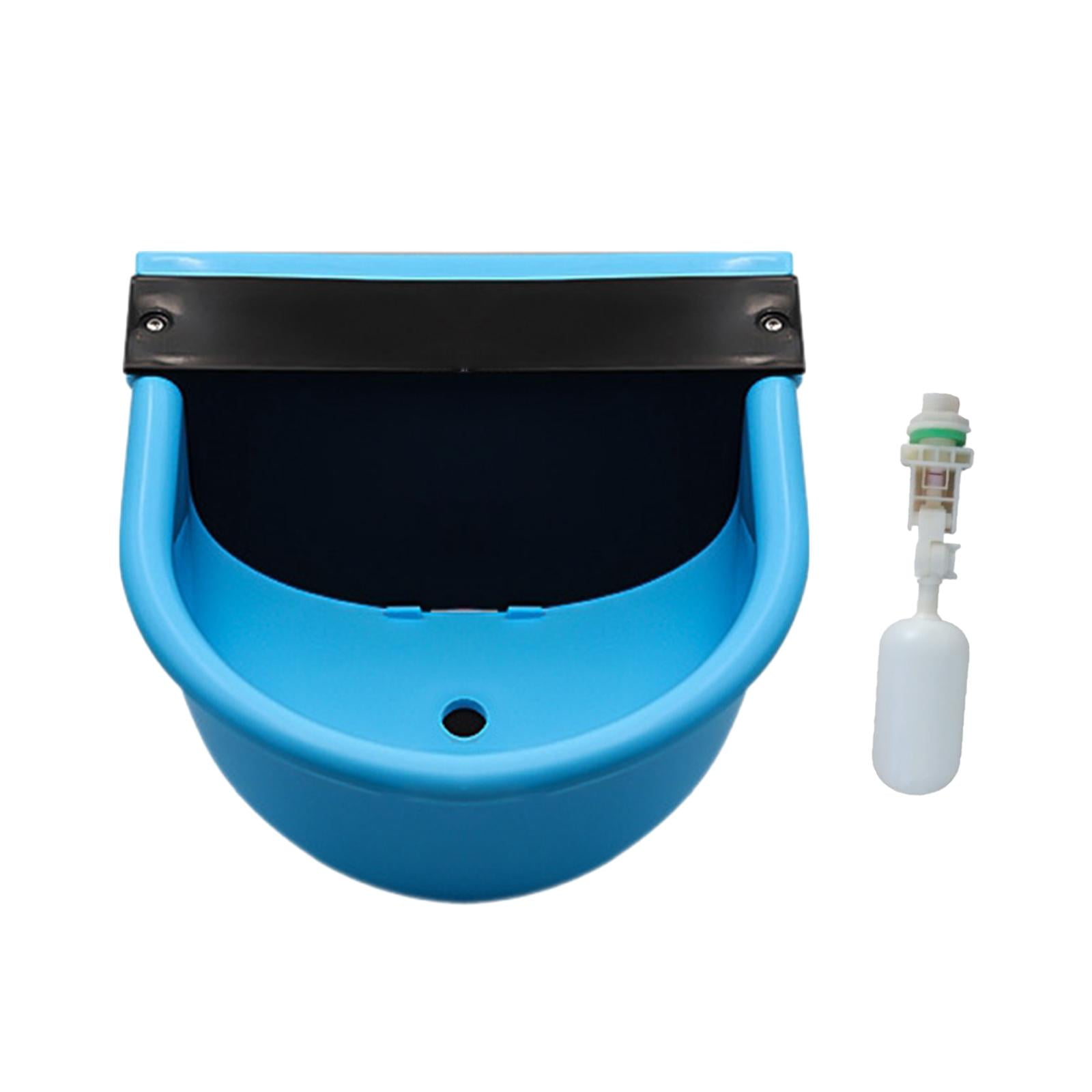 amagogo Automatic Bowls and Feeders Dispenser Drinker for Dogs Horses Cattle Sheep Water Light Blue