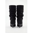 thumbnail image 5 of Women's Pointy Toe Kitten Heel Mid Calf Slouch Boots, 5 of 6