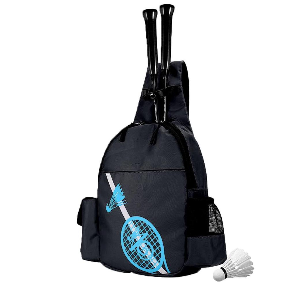 Wear resistant Tennis Backpack Badminton Bag Large Capacity Storage Bags Wear resistant Tennis Backpacks Waterproof Windproof Knapsack Rucksack Good Sealing Black Walmart