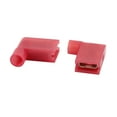 thumbnail image 2 of 10Pcs Flag Crimp Terminals Female Nylon Fully Insulated Wire Connectors Red, 2 of 3