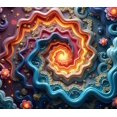 thumbnail image 4 of Neon Geometric Star Banner Backdrop Futuristic Cosmic Wall Art for Party Decorations Events Room Decor Photography Props and Background, 4 of 4
