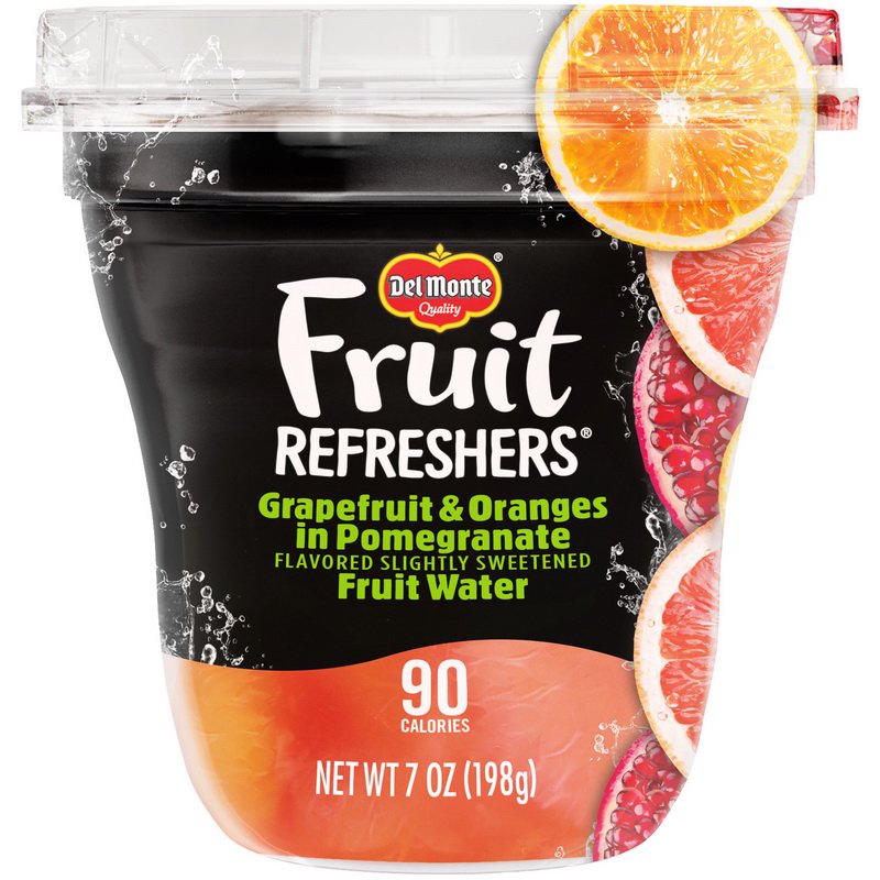 Del Monte 2004775 Grapefruit And Oranges In Pomegranate Fruit Water