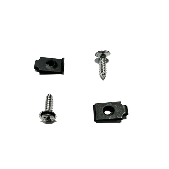 The Stop Shop 1969 Steering Column Cover Mounting Hardware Set, Under Dash, Screws and J-Nuts