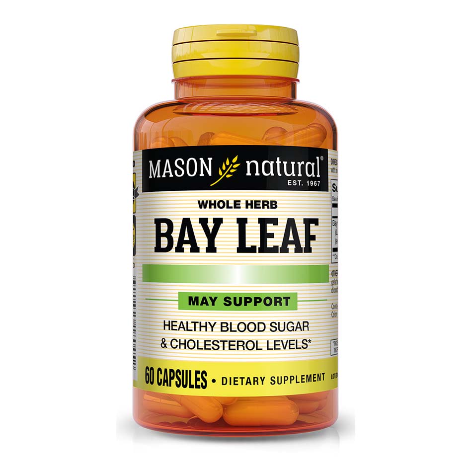 Mason Natural Whole Herb Bay Leaf 150 mg 60 Capsules