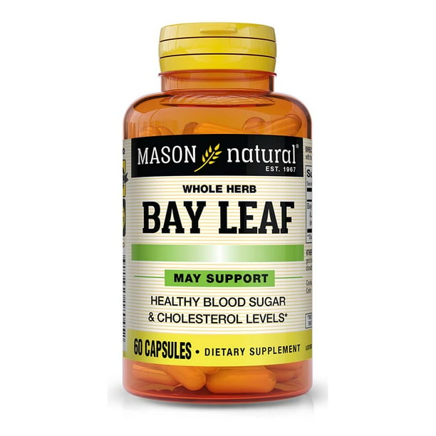 Mason Natural Whole Herb Bay Leaf 150 mg 60 Capsules