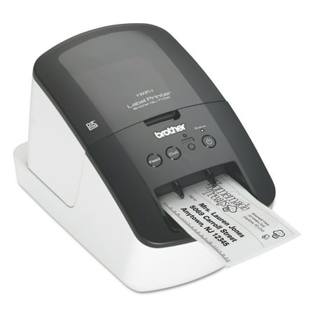 Brother QL-710W Label Printer, 93 Labels/Minute, 5"w x 9-3/8"d x 6"h