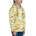 thumbnail image 3 of Lsque Cartoon Snake8 Patten Youth Hoodie Sweatshirt Pullover with Kangaroo Pocket Boys and Girls Hoodie Warm Hoodie for Kids-Small, 3 of 6