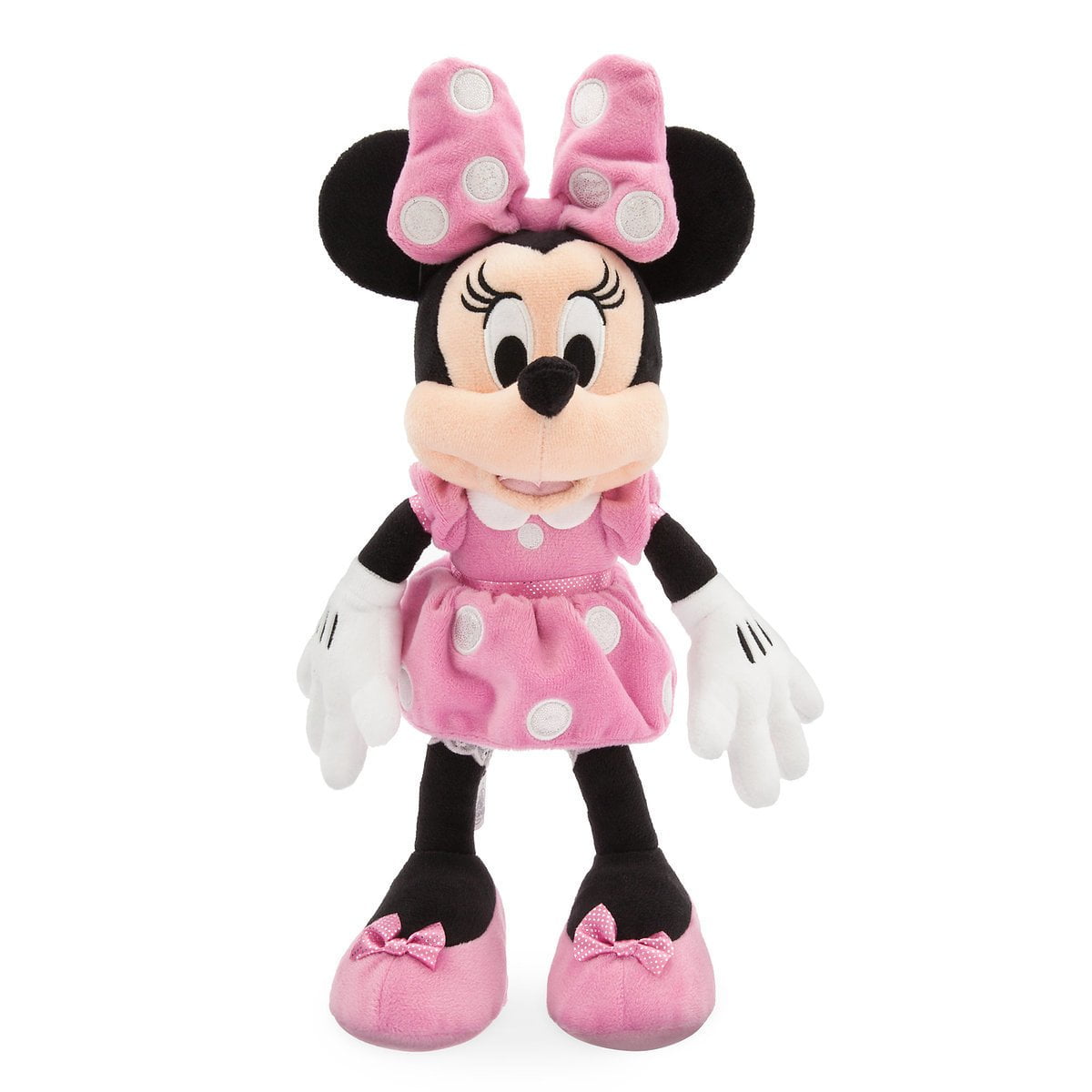Disney Store Minnie Mouse Plush Pink Small 14 inc New with Tags - Walmart.com