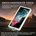 thumbnail image 5 of Allytech Waterproof Case for Snorkelling with Lanyard & Screen Protector, Shockproof Underwater Pouch Case Compatible with iPhone / Samsung / Google / Xiaomi / Motorola, Up to 6.9", White, 5 of 15