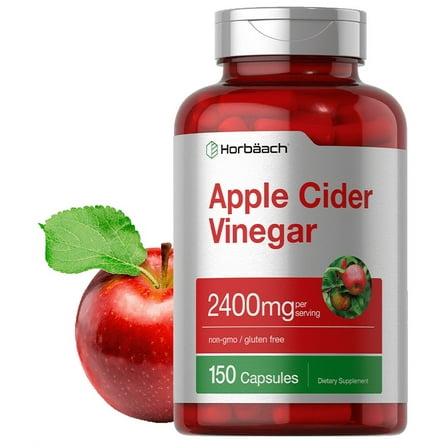 Apple Cider Vinegar Capsules | 2400mg Supplement for Men and Women | 150 Count | by Horbaach