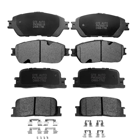 Set of 8 Front-Rear Ceramic Brake Pad Kit For 2004-2006 Lexus ES330 Base