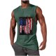 thumbnail image 1 of Mens Summer Surf Beach Tank Top Large Size Casual Breathable Sleeveless Top Loose Print Tank Top Man Shirt L, 1 of 4