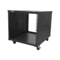 thumbnail image 1 of StarTech.com 9U Open Frame Rack with Wheels - 4 Post 23 Pouces Deep Portable Open Frame Cabinet for 19 Pouces Network, Data & Server Equipment - 220 lbs capacity (RK960CP) - Rack - Noir - 9U - 23 Pouces, 1 of 5